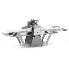 Free-Standing Dough Sheeter With Conveyor Belts 65 cm Automatic Variable Speed and Touch-Screen CHEFOOK